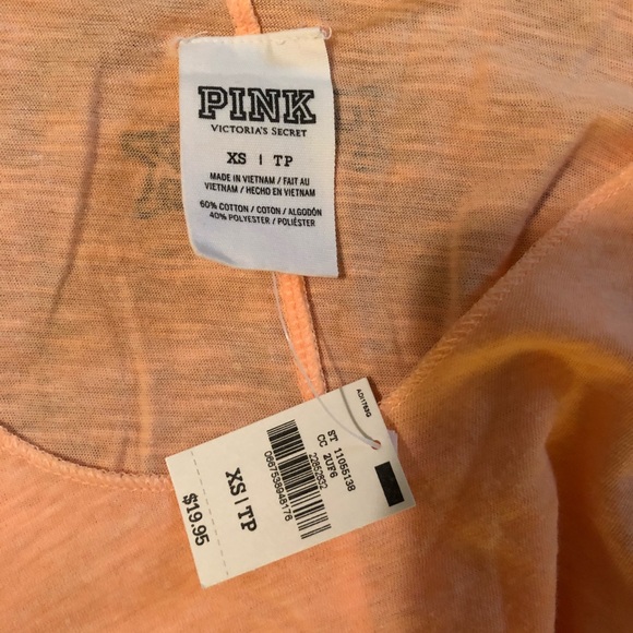 [PINK] NWT Orange Flowy Tank Top - Picture 5 of 5